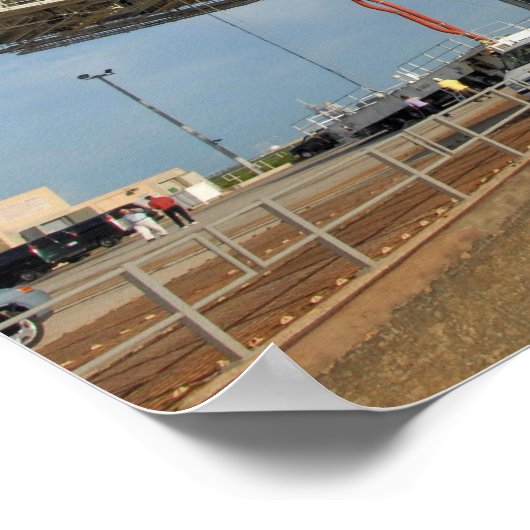 Een uitzicht Space Shuttle Atlantis op Lancering P Poster (Hoek)