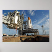 Een uitzicht Space Shuttle Atlantis op Lancering P Poster (Voorkant)