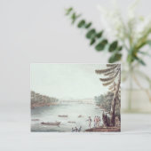 Een Uitzicht Ticonderoga vanaf een punt Briefkaart (Staand voorkant)