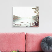 Een Uitzicht Ticonderoga vanaf een punt Canvas Afdruk (Insitu (Woonkamer))