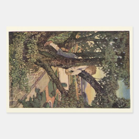 Een Uitzicht uit de bomen van Jessie Willcox Smith Inpakpapier Vel (Voorkant)