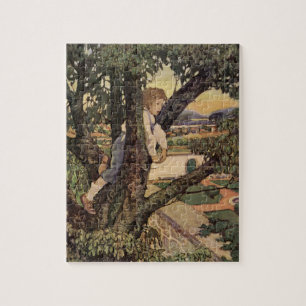 Een Uitzicht uit de bomen van Jessie Willcox Smith Legpuzzel