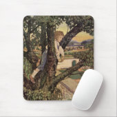 Een Uitzicht uit de bomen van Jessie Willcox Smith Muismat (Met muis)