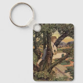 Een Uitzicht uit de bomen van Jessie Willcox Smith Sleutelhanger (Voorkant)