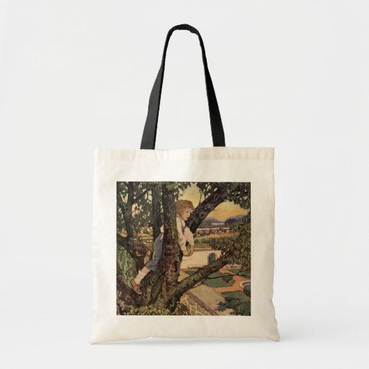 Een Uitzicht uit de bomen van Jessie Willcox Smith Tote Bag (Voorkant)