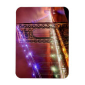 Een uitzicht uit Fort Lee met een winderige regena Magneet (Verticaal)