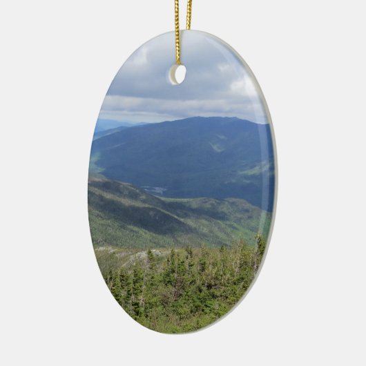 Een uitzicht uit Mt Washington Keramisch Ornament (Links)