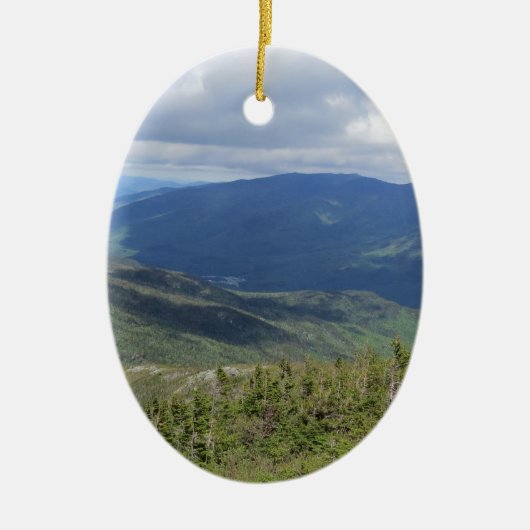 Een uitzicht uit Mt Washington Keramisch Ornament (Voorkant)