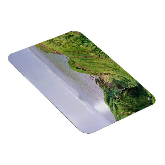 Een Uitzicht van Ailsa Craig en het eiland Arran,  Magneet (Rechterzijde)