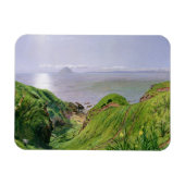 Een Uitzicht van Ailsa Craig en het eiland Arran,  Magneet (Horizontaal)