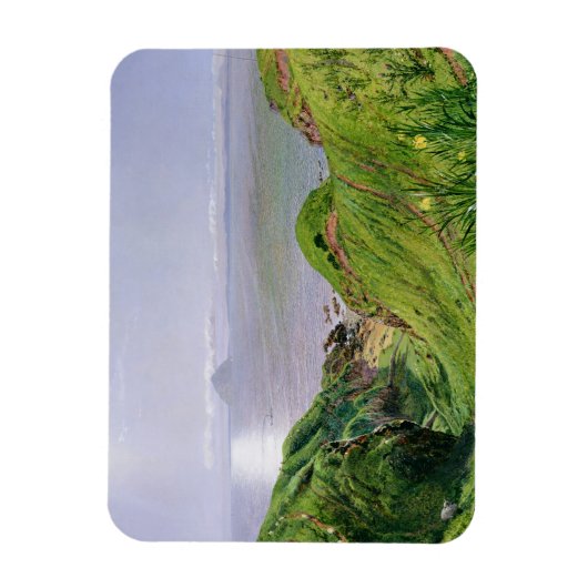 Een Uitzicht van Ailsa Craig en het eiland Arran,  Magneet (Verticaal)