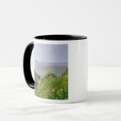 Een Uitzicht van Ailsa Craig en het eiland Arran,  Mok (Voorkant links)