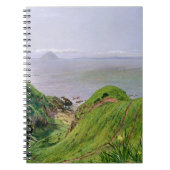 Een Uitzicht van Ailsa Craig en het eiland Arran,  Notitieboek (Voorkant)