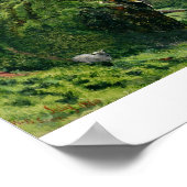 Een Uitzicht van Ailsa Craig en het eiland Arran, Poster (Hoek)