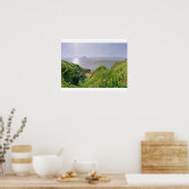 Een Uitzicht van Ailsa Craig en het eiland Arran, Poster (Keuken)