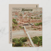 Een Uitzicht van Aït Benhaddou Marokko Briefkaart (Voorkant / Achterkant)