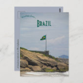 Een Uitzicht van Arpoador in Rio de Janeiro Briefkaart (Voorkant / Achterkant)