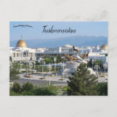 Een Uitzicht van Ashgabat Turkmenistan Briefkaart (Voorkant)