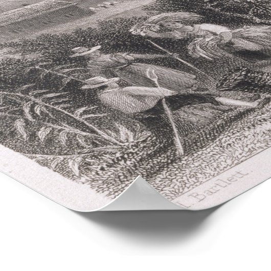 Een Uitzicht van Baltimore Poster (Hoek)