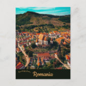 Een Uitzicht van Biertan Roemenië Briefkaart (Voorkant)