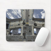 Een uitzicht van binnen in de stuurhut muismat (Met muis)