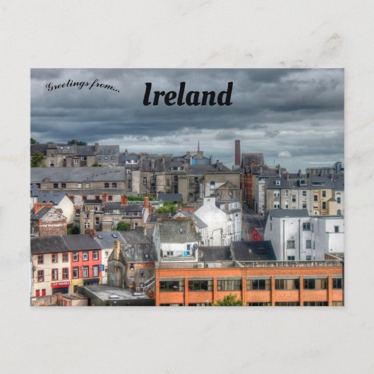 Een Uitzicht van Blackpool Cork Ierland Briefkaart (Voorkant)