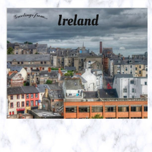 Een Uitzicht van Blackpool Cork Ierland Briefkaart