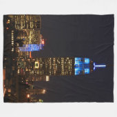 Een uitzicht van boven: Herfst in Central Park 01 Fleece Deken (Voorkant (Horizontaal))