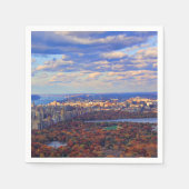 Een uitzicht van bovenaf: herfst in Central Park 0 Servetten (Voorkant)