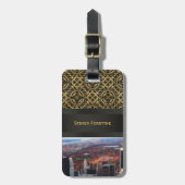 Een uitzicht van bovenaf: Najaar in Central Park 0 Bagagelabel (Voorkant verticaal)