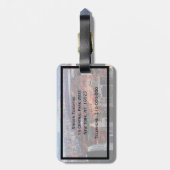 Een uitzicht van bovenaf: Najaar in Central Park 0 Bagagelabel (Achterkant verticaal)