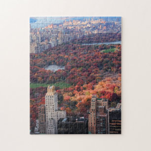 Een uitzicht van bovenaf: Najaar in Central Park 0 Legpuzzel