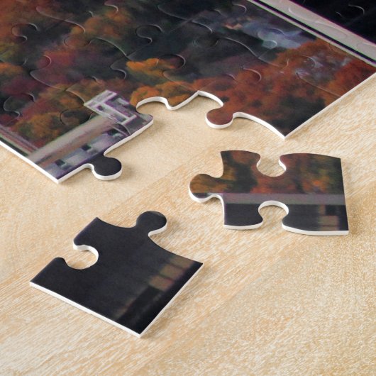 Een uitzicht van bovenaf: Najaar in Central Park 0 Legpuzzel (Zijkant)