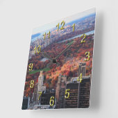 Een uitzicht van bovenaf: Najaar in Central Park 0 Vierkante Klok (Hoek)