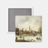 Een Uitzicht van Breda Magneet (Voorkant / Achterkant)