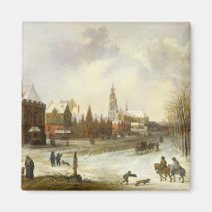 Een Uitzicht van Breda Magneet