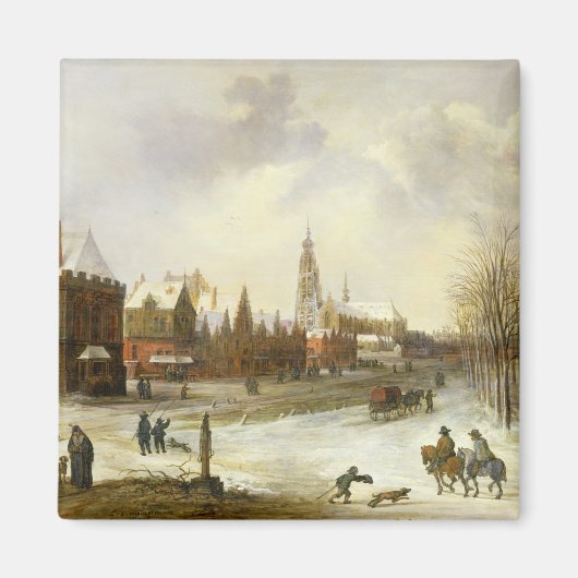 Een Uitzicht van Breda Magneet (Voorkant)