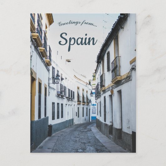 Een Uitzicht van Calle Romero Cordoba Spanje Briefkaart (Voorkant)