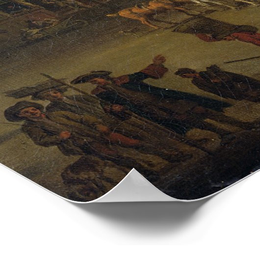 Een Uitzicht van Charing Cross en Northumberland Poster (Hoek)