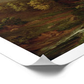 Een Uitzicht van Cheddar Gorge (olie op doek) Poster (Hoek)