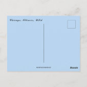 Een Uitzicht van Chicago Illinois USA Briefkaart (Achterkant)
