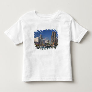 Een uitzicht van Chicago's marine pier 2 Kinder Shirts