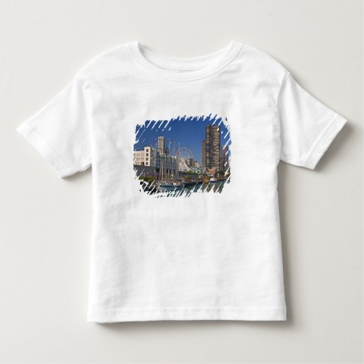 Een uitzicht van Chicago's marine pier 2 Kinder Shirts (Voorkant)