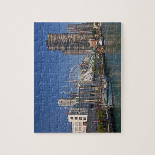 Een uitzicht van Chicago's marine pier 2 Legpuzzel (Verticaal)