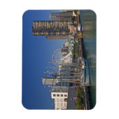Een uitzicht van Chicago's marine pier 2 Magneet (Verticaal)