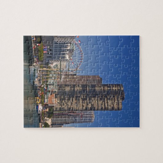Een uitzicht van Chicago's marine pier Legpuzzel (Horizontaal)