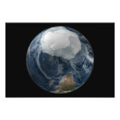 Een uitzicht van de Aarde 2 Foto Afdruk (Voorkant)