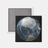 Een uitzicht van de Aarde 2 Magneet (Voorkant / Achterkant)