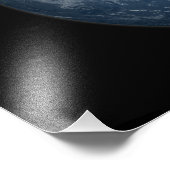 Een uitzicht van de Aarde Foto Afdruk (Hoek)