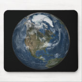 Een uitzicht van de Aarde Muismat (Voorkant)